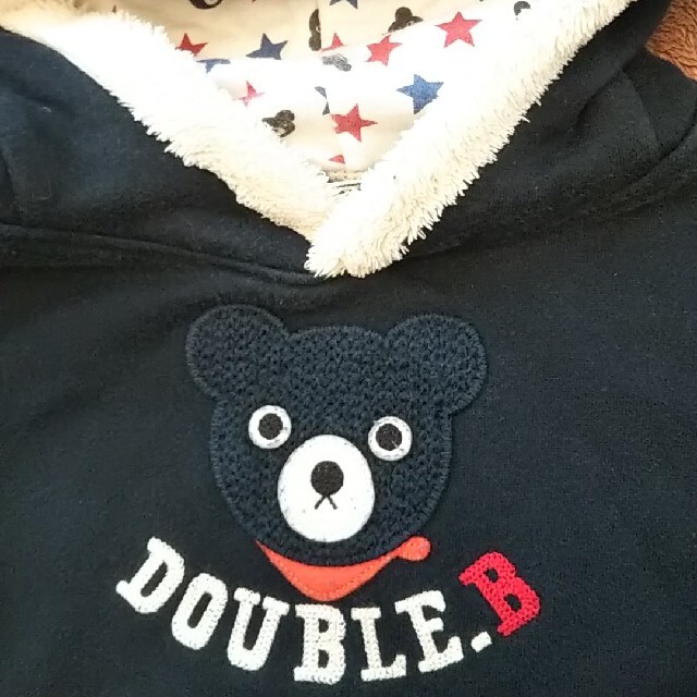 DOUBLE.B(ダブルビー)のダブルビートレーナー 110 キッズ/ベビー/マタニティのキッズ服男の子用(90cm~)(その他)の商品写真