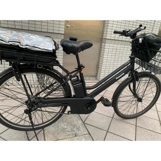 パナソニック(Panasonic)のPanasonic 電動アシスト自転車　ティモS26型　黒美品(自転車本体)