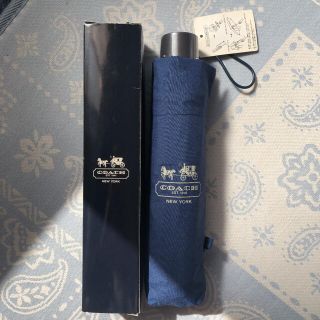 コーチ(COACH)のCOACH コーチ折りたたみ傘　新品　未使用(傘)