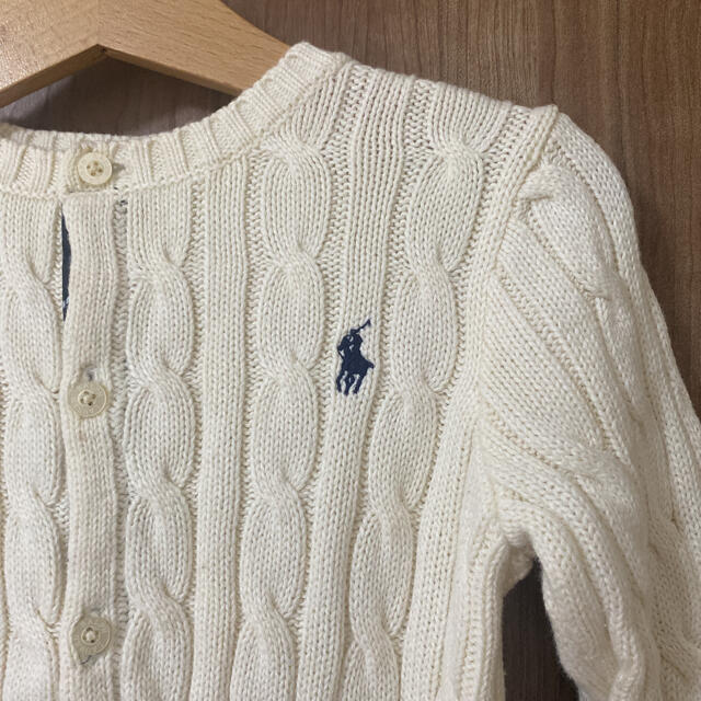 POLO RALPH LAUREN(ポロラルフローレン)の美品 * ラルフローレン カーディガン 80cm キッズ/ベビー/マタニティのベビー服(~85cm)(カーディガン/ボレロ)の商品写真