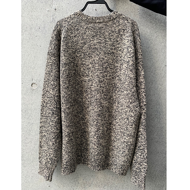 COMOLI(コモリ)の18AW AURALEE BABY CASHMERE MELANGE KNIT メンズのトップス(ニット/セーター)の商品写真