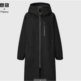 ユニクロ(UNIQLO)の[新品未使用]ユニクロセオリー　ブロックテックコート　サイズL(ロングコート)