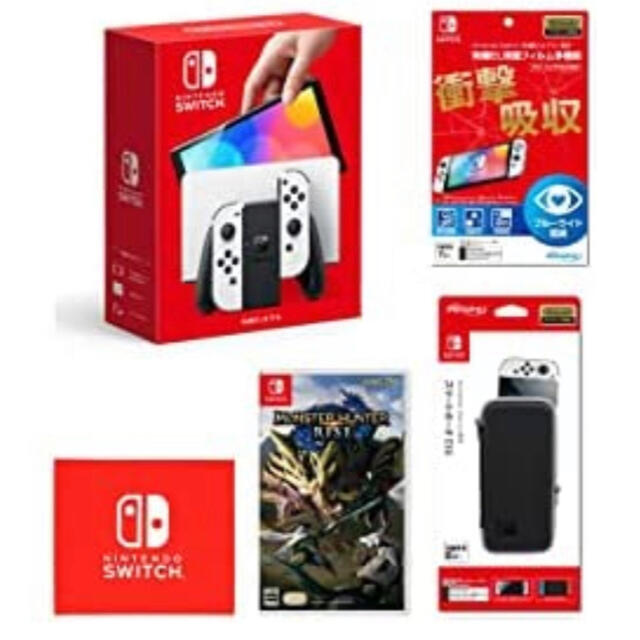 switch  5点セット モンスターハンターライズ