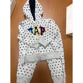 ベビーギャップ(babyGAP)のbabygap 裏起毛パーカー　パンツセット(トレーナー)