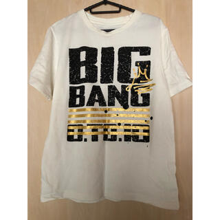 ビッグバン(BIGBANG)のBIGBANG Tシャツ（白-Mサイズ）(ミュージシャン)