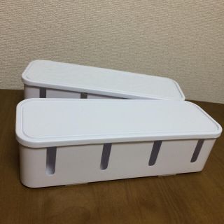 ケーブルボックス2個セット(ケース/ボックス)