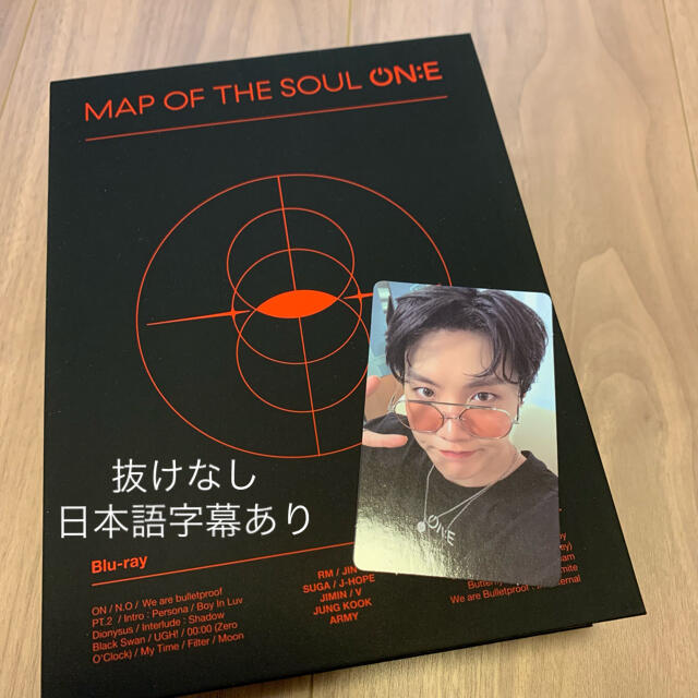 BTS MAP OF THE SOUL ON:E Blu-ray トレカ ホソク
