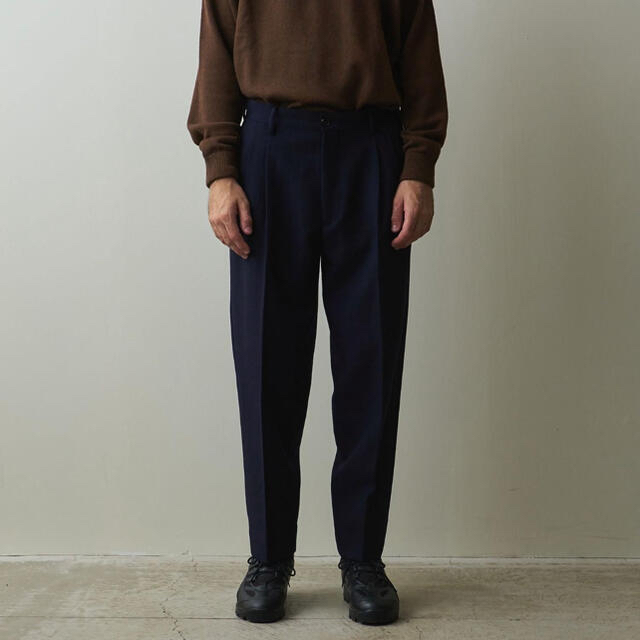 ロシア国営テレビ tomo390様専用 21AW Steven Alan ウールテーパード