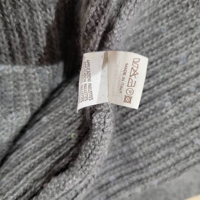 BRUNELLO CUCINELLI(ブルネロクチネリ)のブルネロクチネリ　ロングカーディガン　スパンコール レディースのトップス(カーディガン)の商品写真