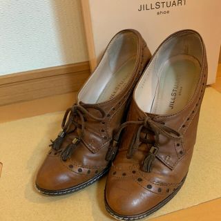 ジルスチュアート(JILLSTUART)のJILL STUART shoe ウェッジソール レザー パンプス(ローファー/革靴)