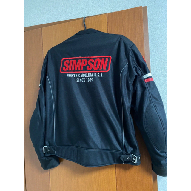 SIMPSON(シンプソン)のシンプソン　ライダースメッシュジャケット Lサイズ メンズのジャケット/アウター(ライダースジャケット)の商品写真