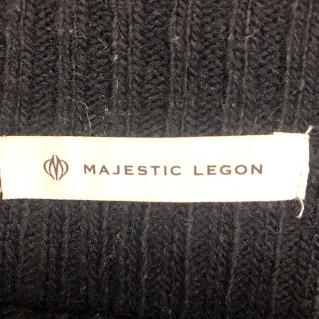 MAJESTIC LEGON(マジェスティックレゴン)のオフショルリブニット　プルオーバー レディースのトップス(ニット/セーター)の商品写真