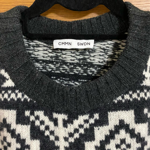 cmmn swdn damage over knitの通販 by ss｜ラクマ 最大15％セット割