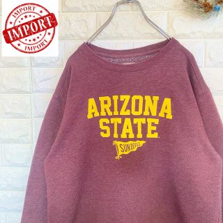 古着 Vintage ARIZONA STATE プリント ロゴ スウェット(スウェット)