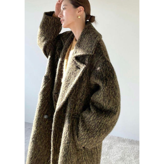 MIX SHAGGY LADY COAT レディースのジャケット/アウター(ロングコート)の商品写真