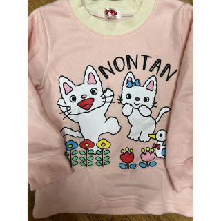 ノンタン 裏起毛トレーナー(Tシャツ/カットソー)