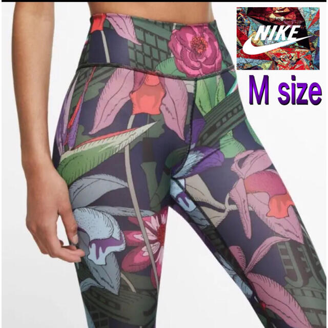 NIKE(ナイキ)のNIKE レディース　総柄　レギンス　M 新品 レディースのレッグウェア(レギンス/スパッツ)の商品写真