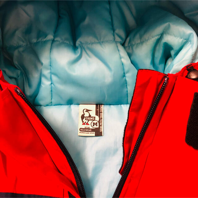 CHUMS(チャムス)のCHUMS 中綿ジャケット／赤／Mサイズ メンズのジャケット/アウター(ナイロンジャケット)の商品写真