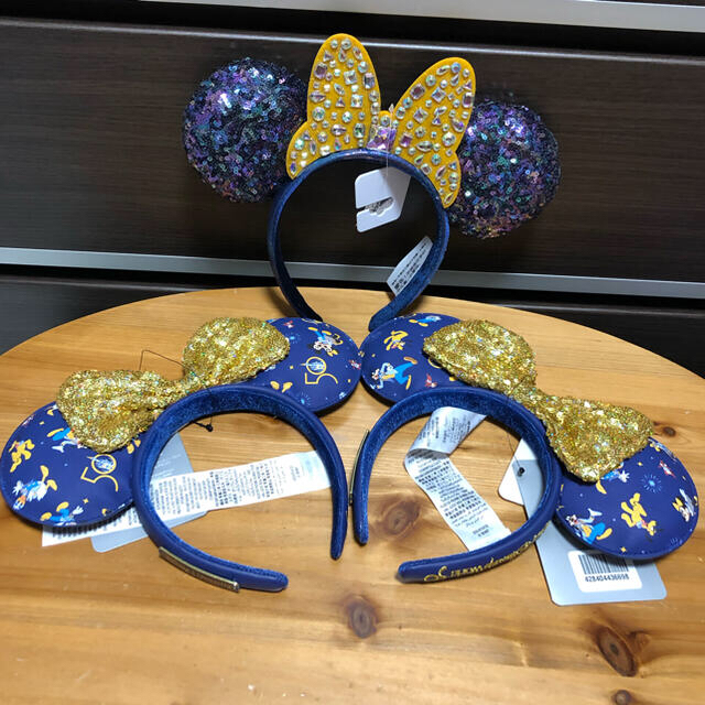 再追加販売 ディズニー WDW 50周年グッズ カチューシャ3点セット