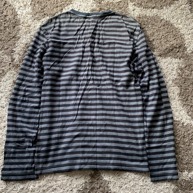 BURBERRY BLACK LABEL(バーバリーブラックレーベル)のバーバリーブラックレーベル ボーダーロンT サイズ2(M) メンズのトップス(Tシャツ/カットソー(七分/長袖))の商品写真