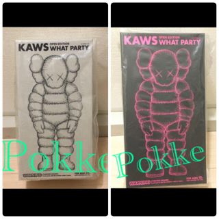 メディコムトイ(MEDICOM TOY)のKAWS What Party pink White 2体セット(フィギュア)