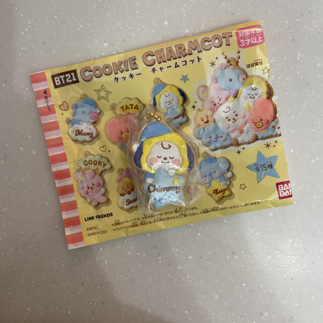 防弾少年団(BTS)(ボウダンショウネンダン)のクッキーチャームコット BT21 CHIMMYドリームver. エンタメ/ホビーのおもちゃ/ぬいぐるみ(キャラクターグッズ)の商品写真