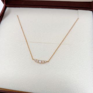 ジュエリーツツミ(JEWELRY TSUTSUMI)の18金 ダイヤモンド 0.1ct ネックレス(ネックレス)