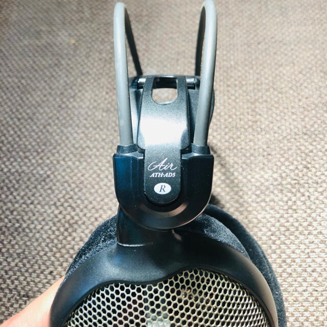 audio technica ヘッドフォン　airATH-AD5 スマホ/家電/カメラのオーディオ機器(ヘッドフォン/イヤフォン)の商品写真