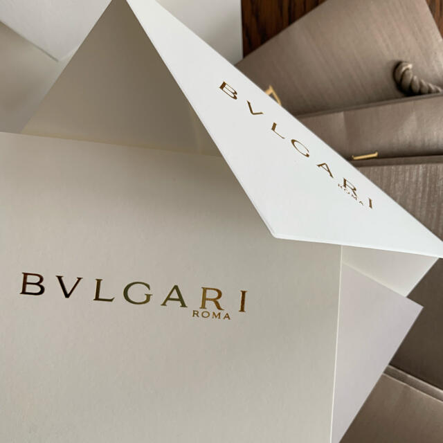 BVLGARI(ブルガリ)のブルガリショッピングバッグ&メッセージカード4セット レディースのバッグ(ショップ袋)の商品写真