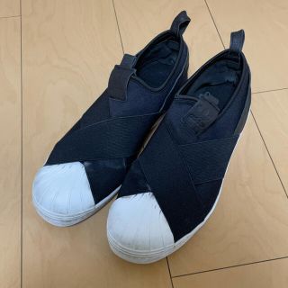 アディダス(adidas)のadidas スリッポン ブラック 25.5(スニーカー)