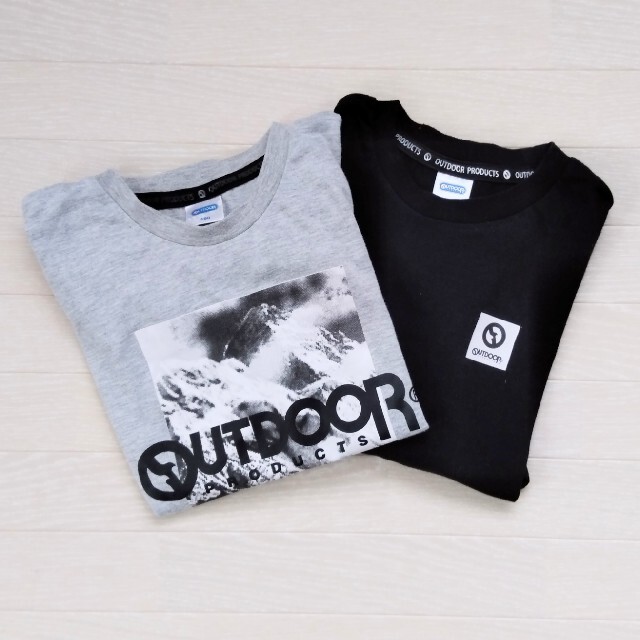 OUTDOOR(アウトドア)の長袖Ｔシャツ　160　２枚セット　OUTDOOR キッズ/ベビー/マタニティのキッズ服男の子用(90cm~)(Tシャツ/カットソー)の商品写真