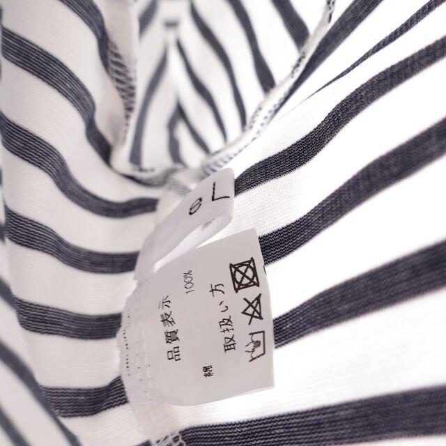 ELLA　side cut borderT　レディース　ネイビー レディースのトップス(Tシャツ(半袖/袖なし))の商品写真