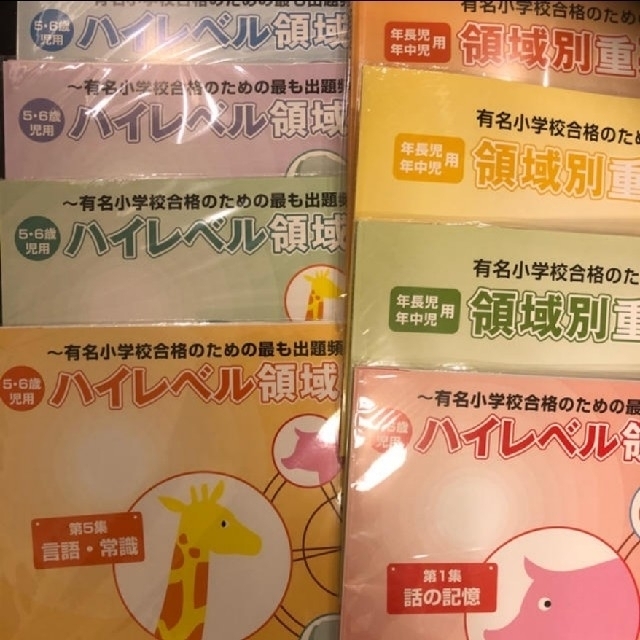 【専用です！！】小学校受験　ジャック　領域別、ハイレベル エンタメ/ホビーの本(語学/参考書)の商品写真