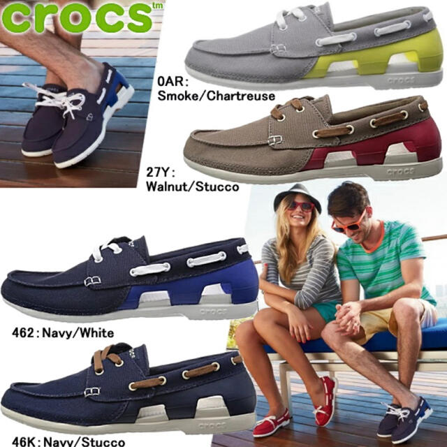 crocs(クロックス)のデッキシューズ メンズ クロックス カジュアル メンズの靴/シューズ(デッキシューズ)の商品写真