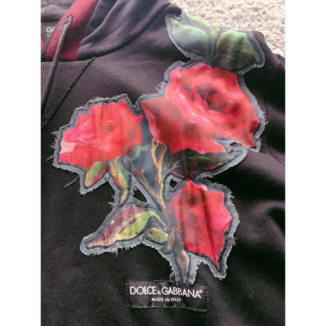 【未使用】DOLCE\u0026GABBANA ドルガバ 花柄ブルゾン パーカー XL