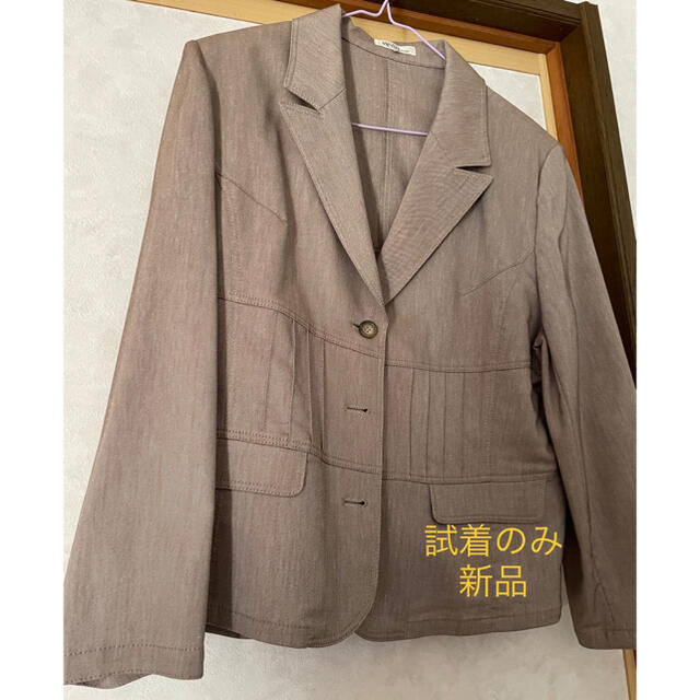 ■MISSEL 麻混ジャケット レディースのジャケット/アウター(テーラードジャケット)の商品写真