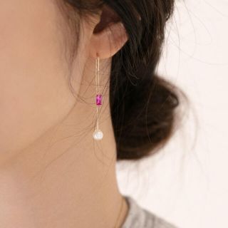 カナルヨンドシー(canal４℃)のJUPITER sophisticatedピアス　パールキャッチ(ピアス)