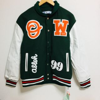 OFF-WHITE オフホワイト スタジャン ジャケット ジャンパー KK619