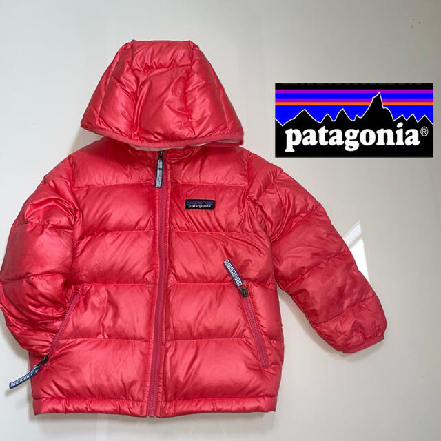 patagonia(パタゴニア)のYu 様　美品　Patagonia パタゴニア　キッズダウンジャケット　3T キッズ/ベビー/マタニティのキッズ服女の子用(90cm~)(ジャケット/上着)の商品写真