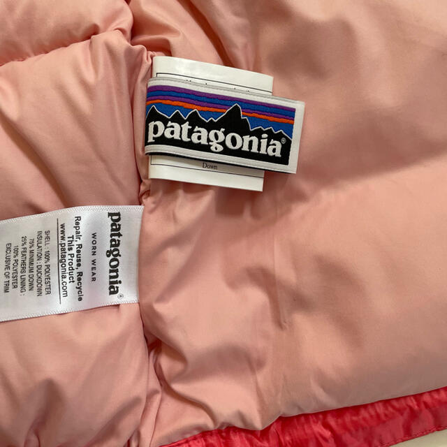 patagonia(パタゴニア)のYu 様　美品　Patagonia パタゴニア　キッズダウンジャケット　3T キッズ/ベビー/マタニティのキッズ服女の子用(90cm~)(ジャケット/上着)の商品写真