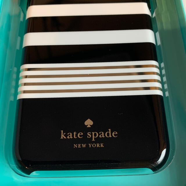 kate spade new york(ケイトスペードニューヨーク)のケイトスペード kate spade iPhone X ケース ボーダーブラック スマホ/家電/カメラのスマホアクセサリー(iPhoneケース)の商品写真