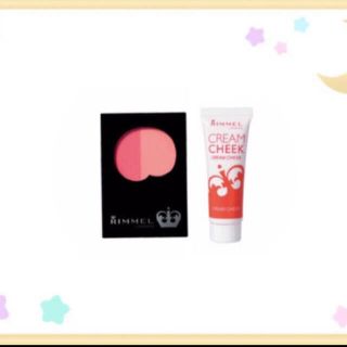 リンメル(RIMMEL)の新品　RIMMEL  ピーチブラッシュ　クリーチーク　チーク　ブラッシュ(チーク)