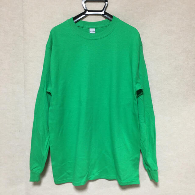 GILDAN(ギルタン)の新品 GILDAN ギルダン 長袖ロンT アイリッシュグリーン 緑 M メンズのトップス(Tシャツ/カットソー(七分/長袖))の商品写真