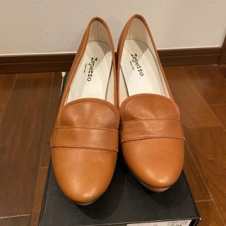 レペット(repetto)の新品未使用　レペット　キャメルパンプス　41(ハイヒール/パンプス)