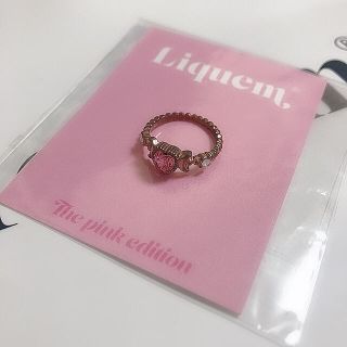 liquem ムーンリング　指輪　リキュエム　ピンクゴールド　PK(リング(指輪))