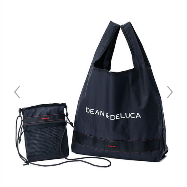 DEAN & DELUCA(ディーンアンドデルーカ)のDEAN&DELUCA 2WAYバッグ(黒)未使用品 レディースのバッグ(ショルダーバッグ)の商品写真