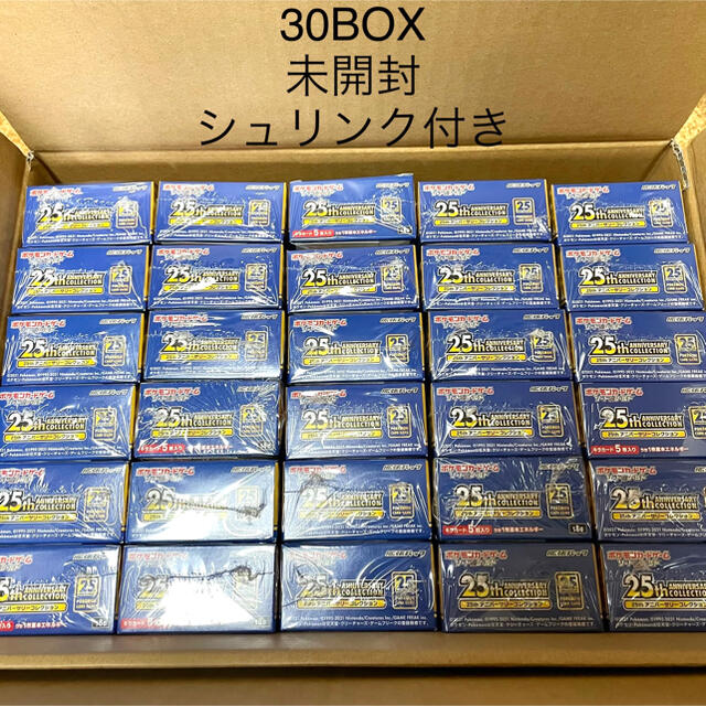 【爆売りセール開催中！】 25th - ポケモン anniversary ポケモン　30box collection Box/デッキ/パック