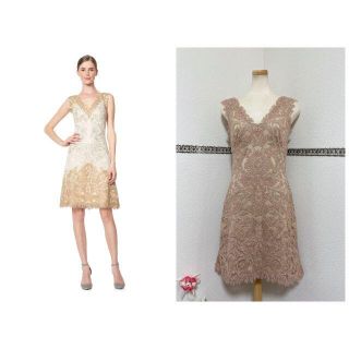 タダシショウジ(TADASHI SHOJI)の新同 4 Tadashi Shoji ドレス PN110214LN(ひざ丈ワンピース)