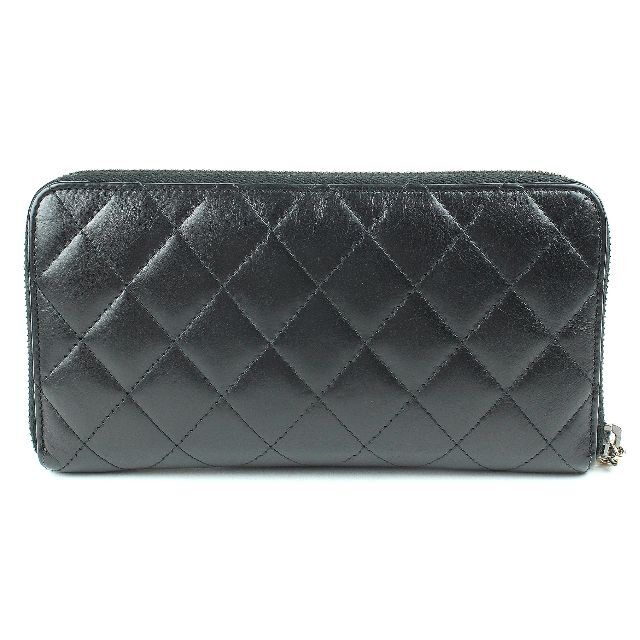 CHANEL(シャネル)のCHANEL シャネル 2.55 長財布 ジップウォレット ブラック レディースのファッション小物(財布)の商品写真