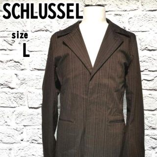 【L(3)】 SCHLUSSEL シュリセル メンズ ジャケット 比較的細身(その他)